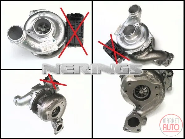 Turbocharger Remanufactured with space for temperature sensor without electronics