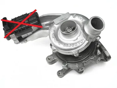 Turbocharger Remanufactured without actuator (GARRETT-LEFT SIDE)