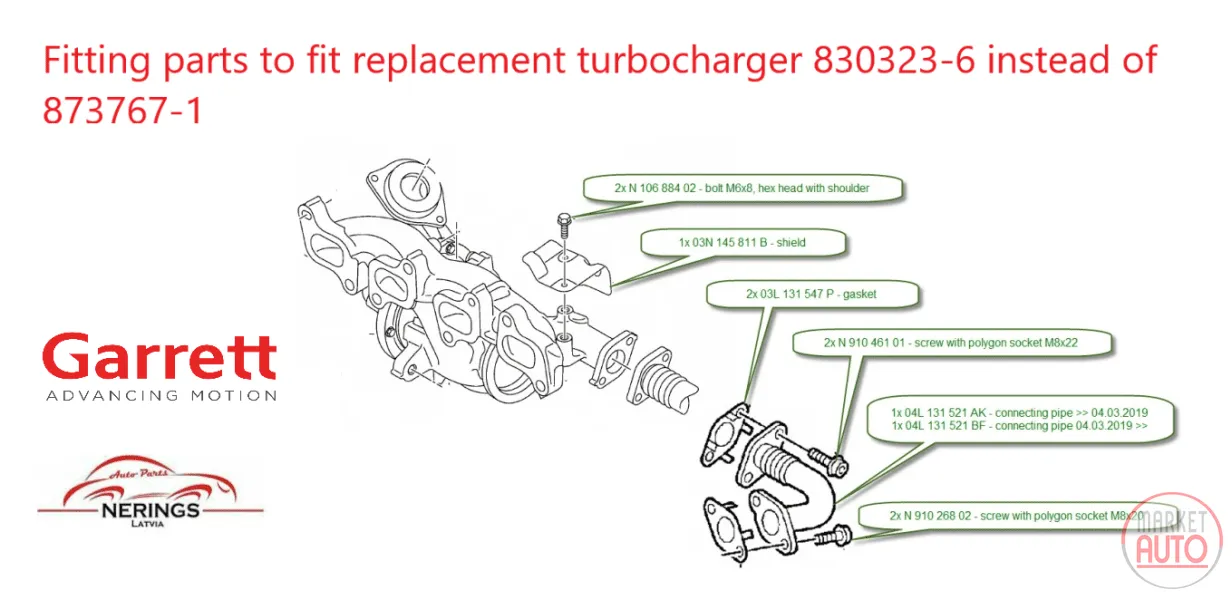 Turbocharger new (Garrett-OEM)-CHGT