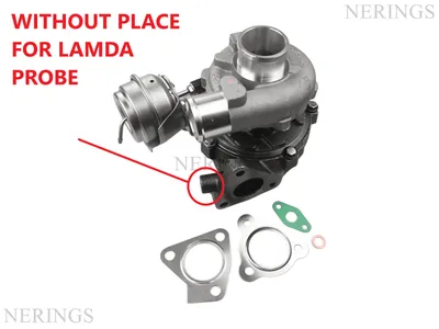 Turbocharger new without space for temperature sensor (replace GARRETT)-CNTTL