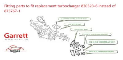 Turbocharger new with billet compressor wheels -NRGS