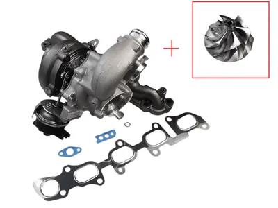 Turbocharger new with billet compressor wheels -NRGS