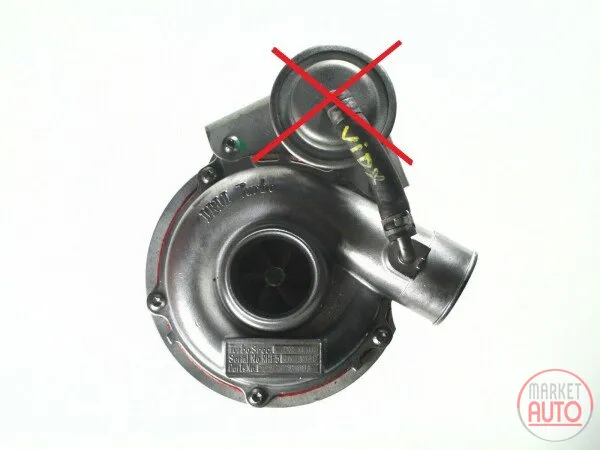 Turbocharger Remanufactured (without vacuum valve IHI)