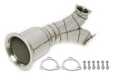 Descente avec bouclier thermique et convertisseur catalytique Audi