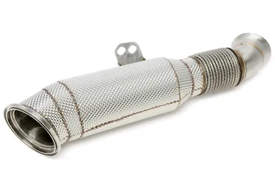 Tube d'aval avec bouclier thermique et convertisseur catalytique BMW