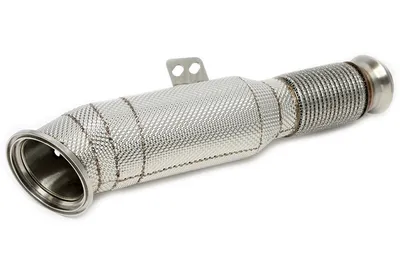 Tube d'aval avec bouclier thermique avec convertisseur catalytique BMW · Toyota