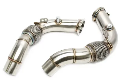 Tuyau sans convertisseur catalytique avec flexpipe BMW