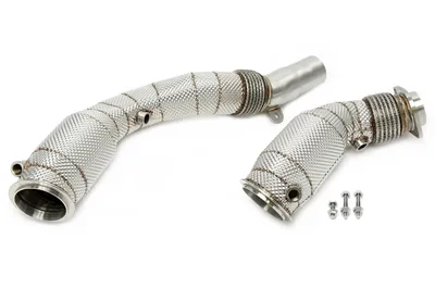 Tube d'aval avec bouclier thermique et convertisseur catalytique BMW
