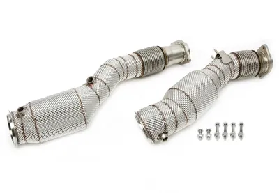 Tube d'aval avec bouclier thermique et convertisseur catalytique BMW