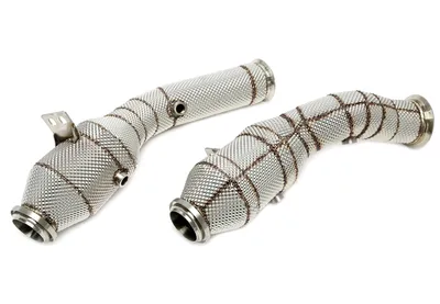 Tube d'aval avec bouclier thermique et convertisseur catalytique Mercedes Benz