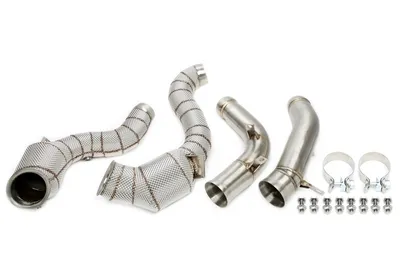 Tube d'aval avec bouclier thermique et convertisseur catalytique Mercedes Benz