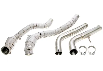 Tube d'aval avec bouclier thermique et convertisseur catalytique Mercedes Benz