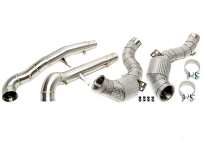 Tube d'aval avec bouclier thermique et convertisseur catalytique Mercedes Benz