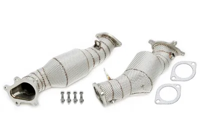 Tube d'aval avec bouclier thermique et convertisseur catalytique Nissan