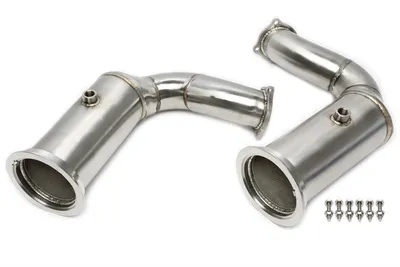 Tube d'échappement en acier inoxydable Porsche