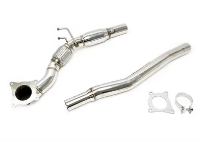 Tube d'aval en acier inoxydable avec convertisseur catalytique à 200 cellules Audi · VW