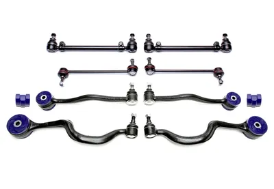 Set Wishbone 10 pièces avec douilles PU BMW