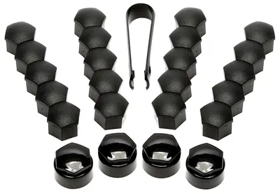 Bouchons de lug jeu noir mat