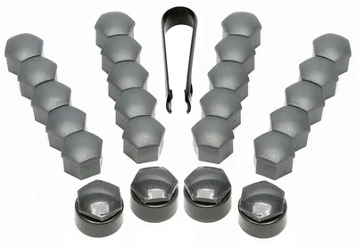 Bouchons de luge sertis de tapis gris