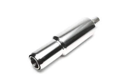 Silencieux arrière sport en acier inoxydable universel 115 / 80mm rond / bride / tranchant
