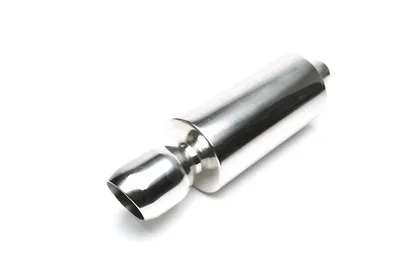 Silencieux arrière sport en acier inoxydable universel 110mm ovale / biseauté