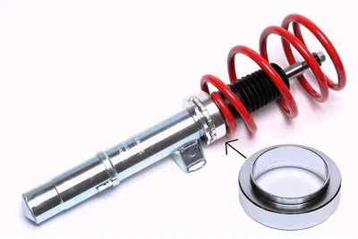 Adaptateur en aluminium pour le réglage de la hauteur des étriers à ressort.