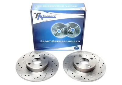 Disque de frein de sport fixé essieu arrière perforé + fente Mazda
