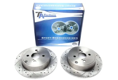 Disque de frein de sport fixé essieu arrière perforé + fente Toyota