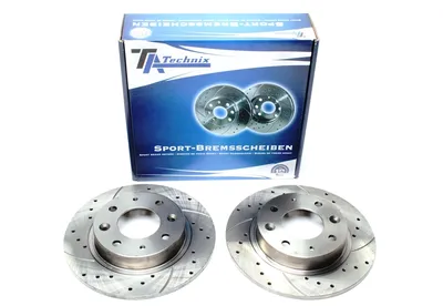 Disque de frein de sport fixé essieu arrière perforé + fente Kia