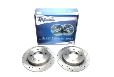 Disque de frein de sport fixé essieu arrière perforé + fente Kia