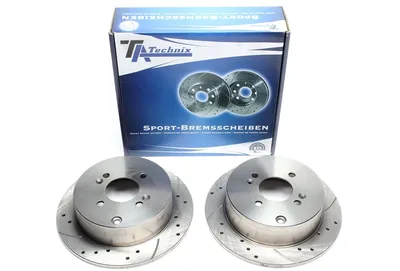 Disque de frein de sport fixé essieu arrière perforé + fente Hyundai · Kia