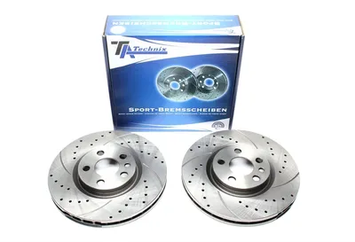 Disque de frein de sport fixé à l'essieu avant perforé + fente + ventilé à l'intérieur Citroën · Fiat · Lancia · Peugeot