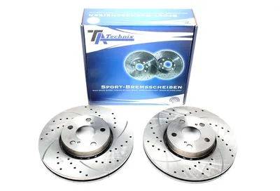 Disque de frein de sport fixé à l'essieu avant perforé + fente + ventilé à l'intérieur Toyota