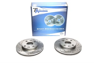 Disque de frein de sport fixé à l'essieu avant perforé + fente + ventilé à l'intérieur Kia