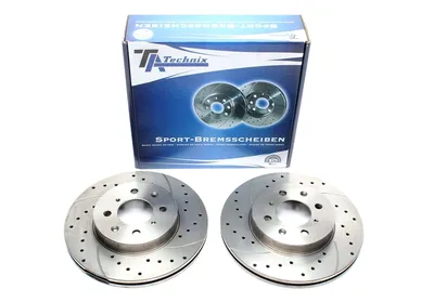 Disque de frein de sport fixé à l'essieu avant perforé + fente + ventilé à l'intérieur Honda · Rover