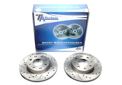 Disque de frein de sport fixé à l'essieu avant perforé + fente + ventilé à l'intérieur Honda · Rover
