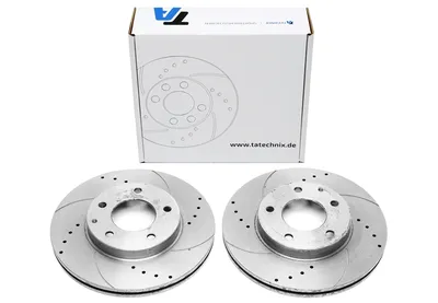 Disque de frein de sport fixé à l'essieu avant perforé + fente + ventilé à l'intérieur Mazda
