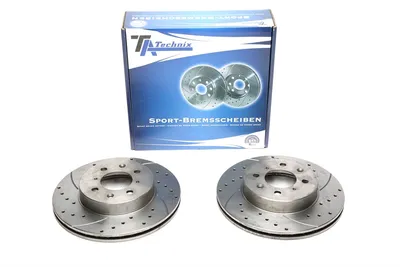 Disque de frein de sport fixé à l'essieu avant perforé + fente + ventilé à l'intérieur Honda
