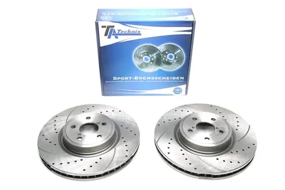 Disque de frein de sport fixé à l'essieu avant perforé + fente + ventilé à l'intérieur Subaru