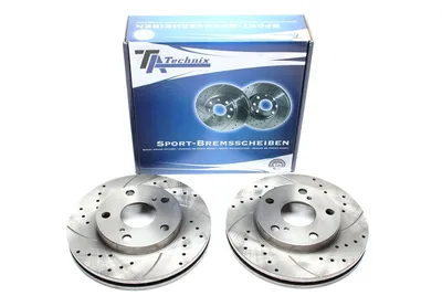 Disque de frein de sport fixé à l'essieu avant perforé + fente + ventilé à l'intérieur Toyota