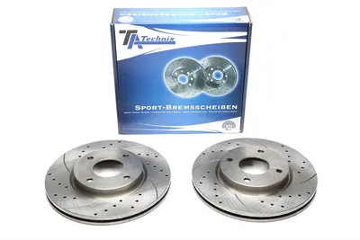 Disque de frein de sport fixé à l'essieu avant perforé + fente + ventilé à l'intérieur Nissan