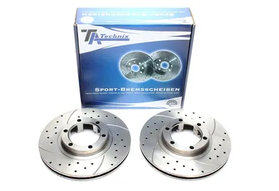 Disque de frein de sport fixé à l'essieu avant perforé + fente + ventilé à l'intérieur Mitsubishi