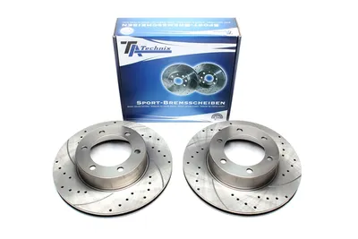 Disque de frein de sport fixé à l'essieu avant perforé + fente + ventilé à l'intérieur Toyota