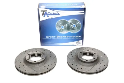 Disque de frein de sport fixé à l'essieu avant perforé + fente + ventilé à l'intérieur Mitsubishi