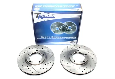 Disque de frein de sport fixé à l'essieu avant perforé + fente + ventilé à l'intérieur Hyundai