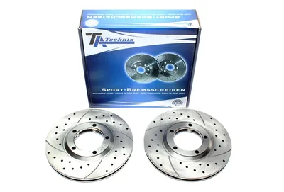 Disque de frein de sport fixé à l'essieu avant perforé + fente + ventilé à l'intérieur Hyundai