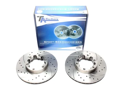 Disque de frein de sport fixé à l'essieu avant perforé + fente + ventilé à l'intérieur Nissan