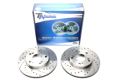 Disque de frein de sport fixé à l'essieu avant perforé + fente + ventilé à l'intérieur Honda