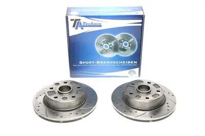 Disque de frein de sport fixé essieu arrière perforé + fente Mazda