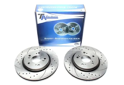 Disque de frein de sport fixé à l'essieu avant perforé + fente + ventilé à l'intérieur Honda
